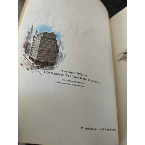 Lot Of 3 - Vintage 1963 Junior Girl Scout Handbook & 2 Copies Of  Teepee Test - Picture 4 of 10